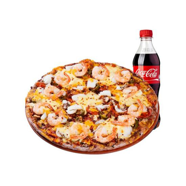 [피자알볼로] 부산피자R+코카콜라500mL