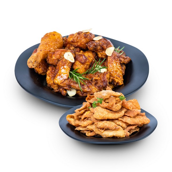 [엔칙스치킨] 마늘간장치킨 + 닭껍질  or 치즈볼