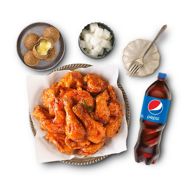 [멕시카나] 강정치킨+더블치즈볼+콜라1.25L