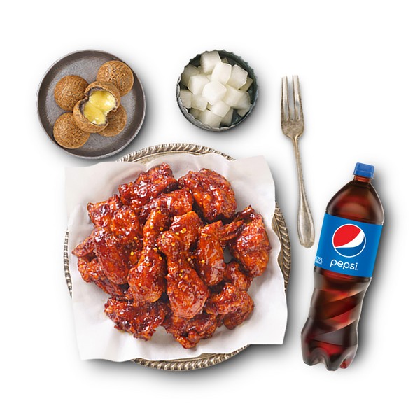 [멕시카나] 땡초치킨+더블치즈볼+콜라1.25L