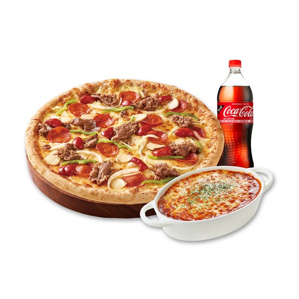 [7번가피자] 칠리불갈비(L)+오븐스파게티+콜라 1.25L