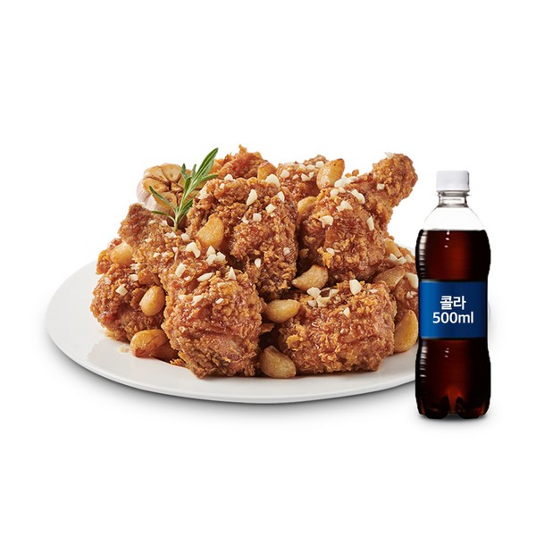 [티바두마리치킨] 알싸한마늘간장+콜라500ml